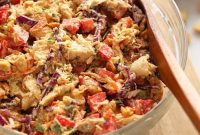 Thai Chicken Salad Recipe with Spicy Peanut-Lime Dressing