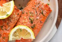 Pan Seared Salmon with Crispy Skin and Lemon Butter