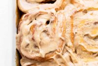 Homemade Apple Cinnamon Rolls Recipe with Cream Cheese Glaze