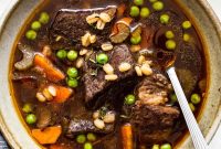 Fork-Tender Beef and Barley Soup Recipe