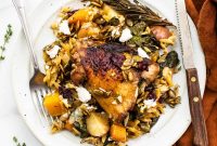 Harvest Orzo Skillet with Roasted Vegetables and Herbs