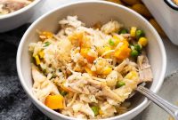 Leftover Turkey Casserole with Mushrooms and Cheese