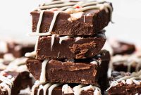 No-Bake Peppermint Freezer Fudge Recipe