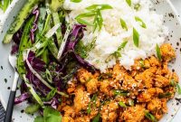 Spicy Gochujang Ground Chicken Bowl Recipe