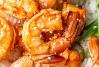 Spicy Garlic Prawns Recipe with Chili and Lemon