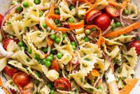 Summer Bow Tie Pasta Salad with Fresh Herbs