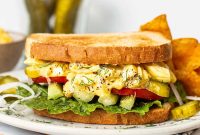 Creamy Homemade Egg Salad Sandwich