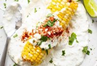 Crispy Air Fryer Mexican Street Corn (Elote)