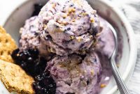 Blackberry Cheesecake Ice Cream Recipe with Cottage Cheese