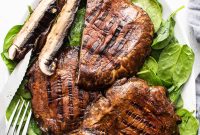 Grilled Portobello Mushroom Recipe with Garlic and Balsamic