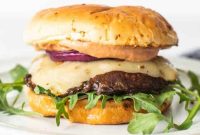 Grilled Portobello Mushroom Burgers with Balsamic Glaze