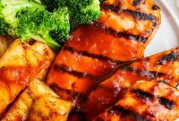Grilled Pineapple Chicken Skewers with Sweet Chili Glaze