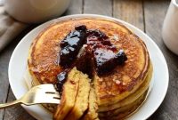 Cornmeal Whole-Wheat Pancakes Recipe