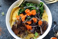 Polenta Bowls with Roasted Brussels Sprouts