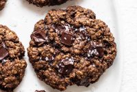 Chewy Chocolate Peanut Butter Oatmeal Cookies Recipe