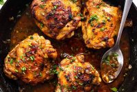 Crispy Cast-Iron Skillet Chicken Thighs