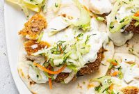 Crispy Air Fryer Fish Tacos with Cilantro Lime Crema