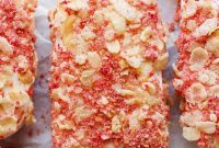 High-Protein Strawberry Shortcake Ice Cream Bars Recipe