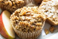 Apple Coffee Cake Muffins with Cinnamon Streusel