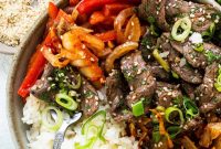 Korean Beef Bulgogi Rice Bowl Recipe