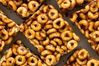 Homemade Pumpkin Peanut Butter Cereal Bars
