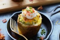 Lighter Broccoli Cheddar Twice-Baked Potatoes