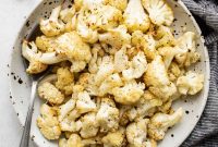 Crispy Garlic Roasted Cauliflower