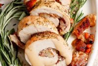 Thanksgiving Turkey Roulade Recipe with Italian Sausage Stuffing