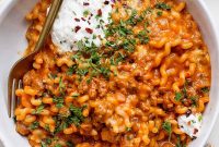 One-Pot Lasagna Pasta Recipe: Creamy Skillet Lasagna