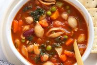 Classic Vegetable Minestrone Soup Recipe