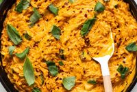 One-Pot Creamy Tomato Orzo with Fresh Basil