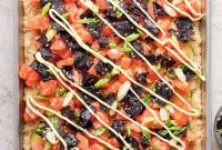 Sheet-Pan Salmon with Crispy Golden Rice