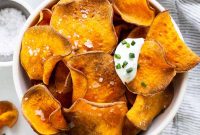 Crispy Air Fryer Sweet Potato Chips Recipe