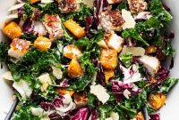 Crispy Chicken and Kale Caesar Salad Recipe