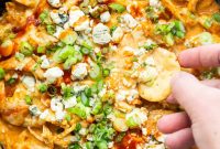 Buffalo Chicken Dip with Whipped Cottage Cheese Recipe