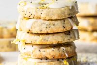 Zesty Lemon Poppy Seed Shortbread Cookies Recipe