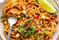 20-Minute Thai Peanut Noodles with Creamy Sauce