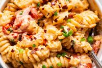 Baked Pasta with Bursting Cherry Tomatoes and Boursin