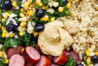 Savory Mixed Protein Bowl with Grains and Veggies
