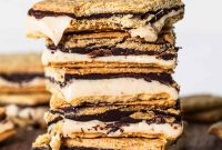 Frozen Peanut Butter Protein S’mores Bars