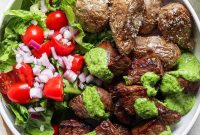 Crispy Air Fryer Steak Bites with Garlic Butter