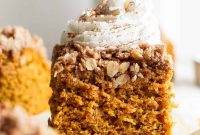 Pumpkin Coffee Cake with Cinnamon Streusel