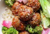 Sheet Pan Sweet Chili Garlic Meatballs Recipe