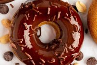 Peanut Butter Protein Donuts with Chocolate Protein Frosting