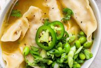Zesty Lemon Wonton Soup Recipe