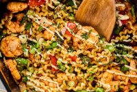 Crispy Air Fryer Shrimp with Roasted Vegetables