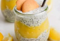 Lemon Cream Pie Protein Chia Seed Pudding