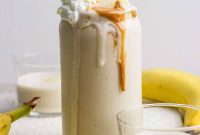 Creamy Peanut Butter Banana Cheesecake Protein Shake Recipe