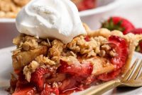 Strawberry and Apple Pie Recipe with Flaky Butter Crust