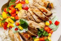Cilantro Lime Chicken with Mango Salsa Recipe